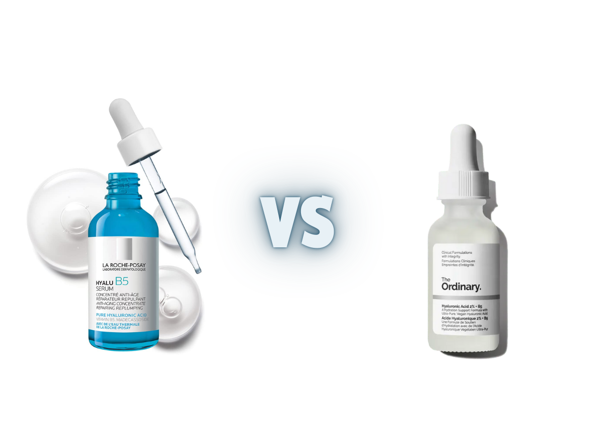 La Roche-Posay Hyalu B5 Serum vs The Ordinary Hyaluronic Acid 2% + B5