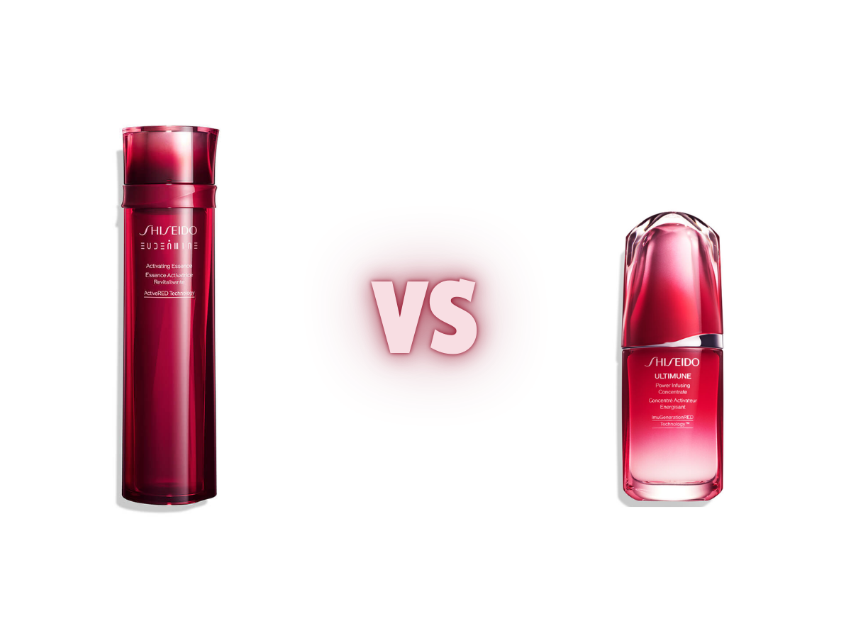 Shiseido Eudermine Activating Essence vs Ultimune Power Infusing Concentrate