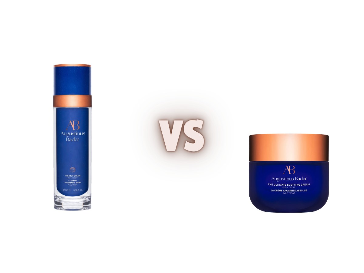 Augustinus Bader The Rich Cream vs The Ultimate Soothing Cream