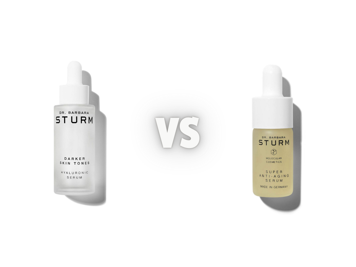 Dr. Barbara Sturm Hyaluronic Serum vs Super Anti-Aging Serum
