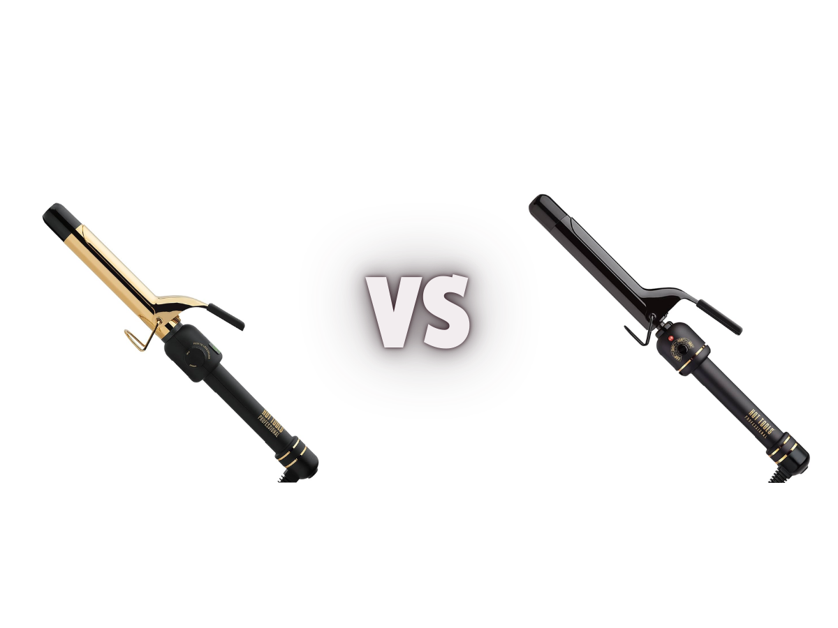Hot Tools 24k Gold vs Black Gold Curling Iron