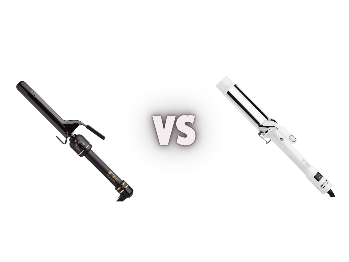 Hot Tools Black Gold Curling Iron vs White Gold Curling Iron