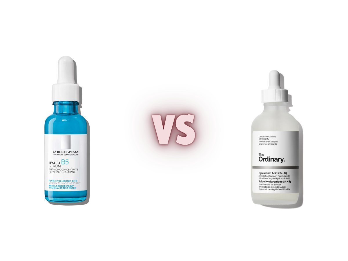 La Roche-Posay Hyalu B5 Serum vs The Ordinary Hyaluronic Acid 2% + B5
