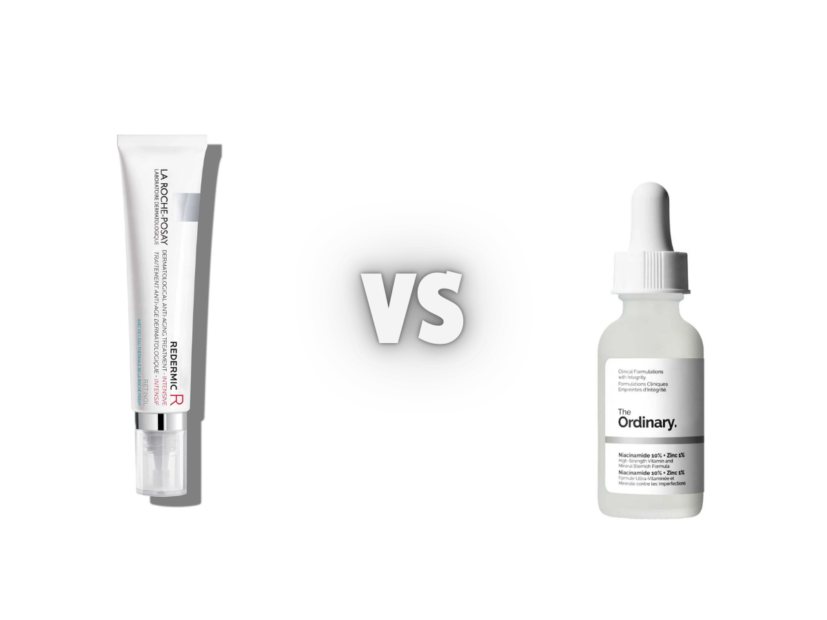 La Roche-Posay Redermic R Retinol Cream vs The Ordinary Niacinamide 10% + Zinc 1%