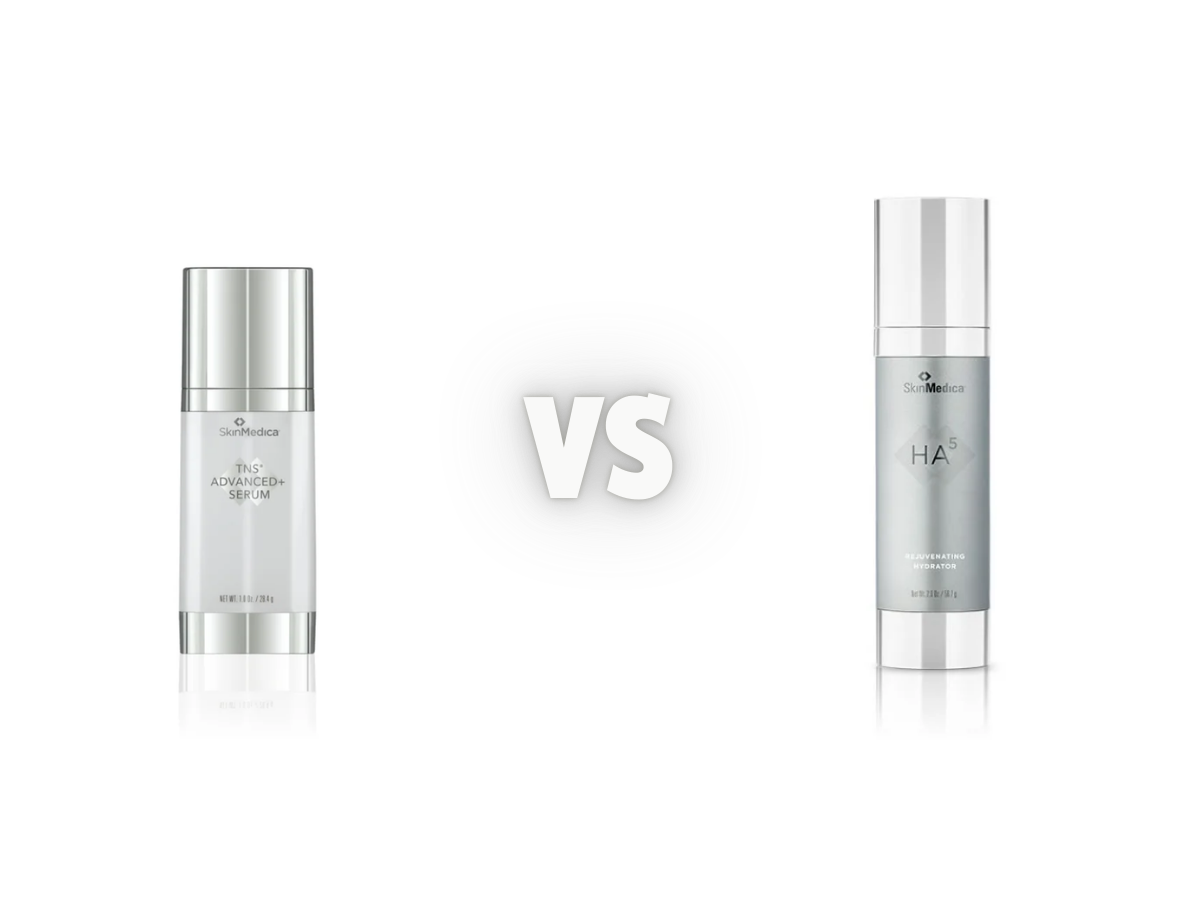SkinMedica TNS Advanced+ Serum vs HA5 Rejuvenating Hydrator