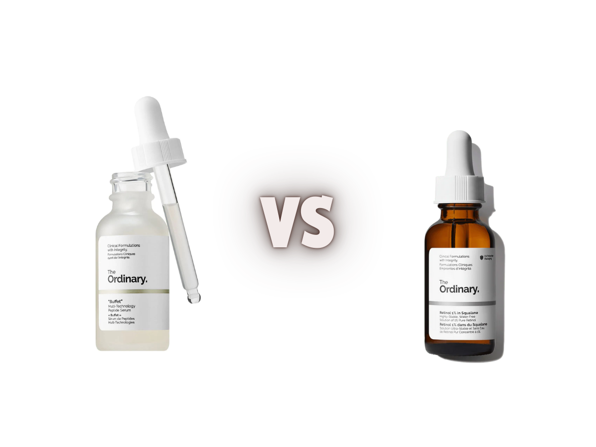 The Ordinary Buffet vs Retinol 1% in Squalane