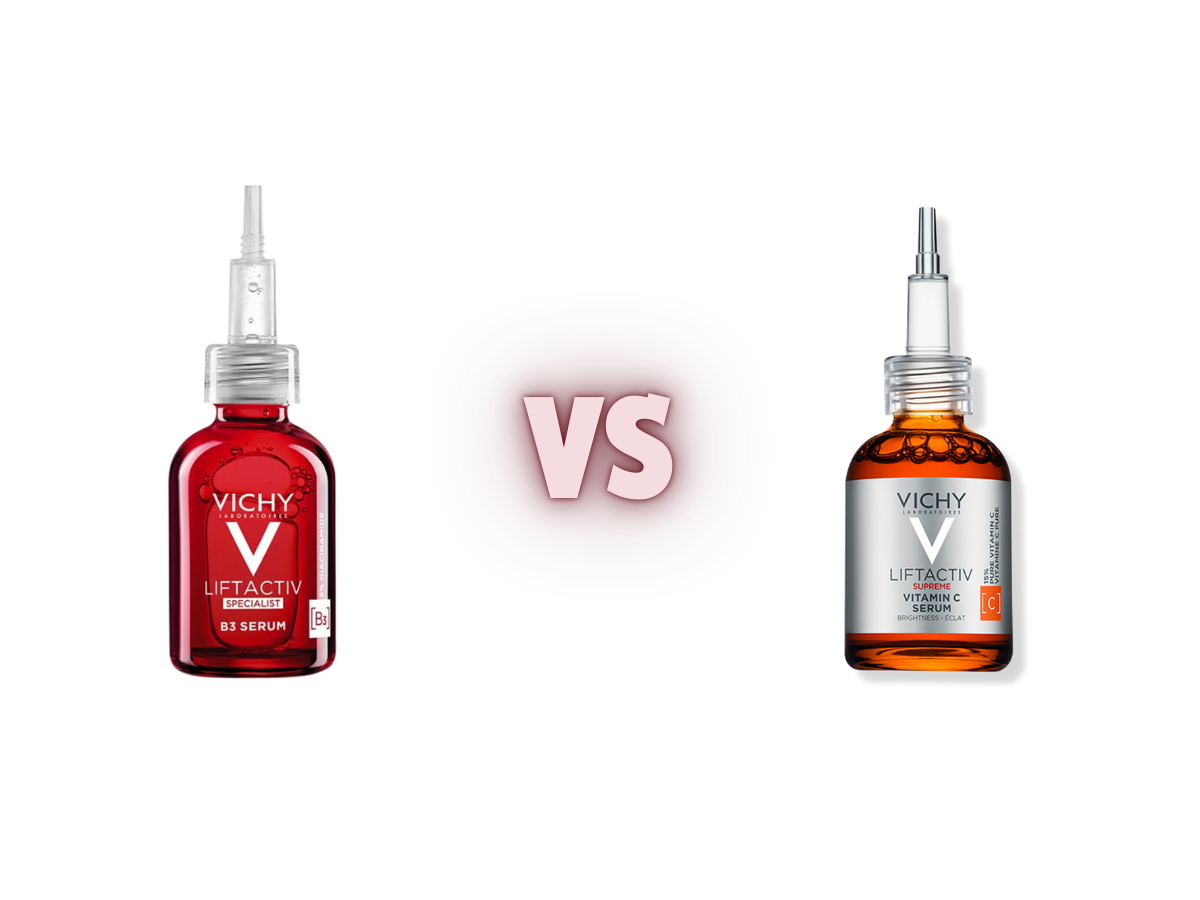 Vichy LiftActiv B3 Serum vs Vitamin C Brightening Serum