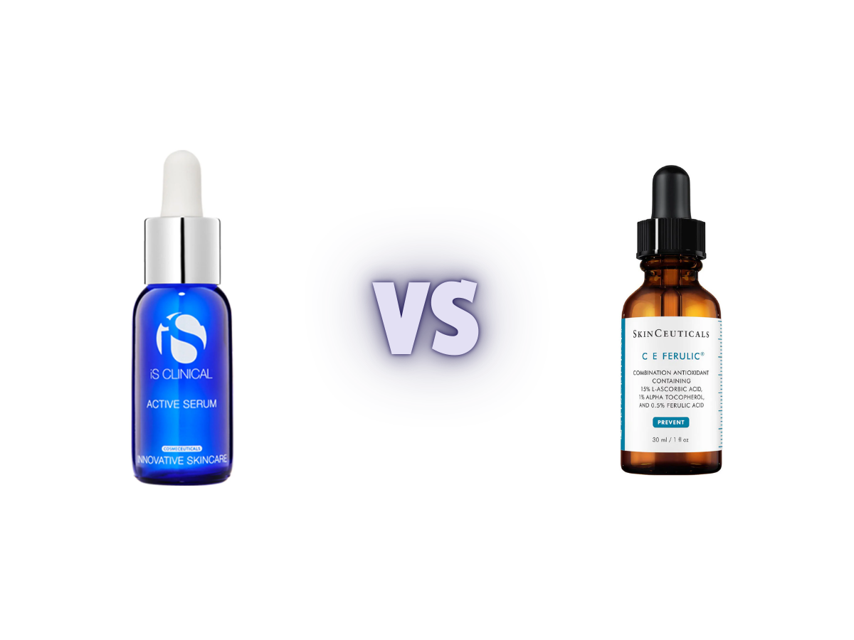 iS CLINICAL Active Serum Vs SkinCeuticals C E Ferulic