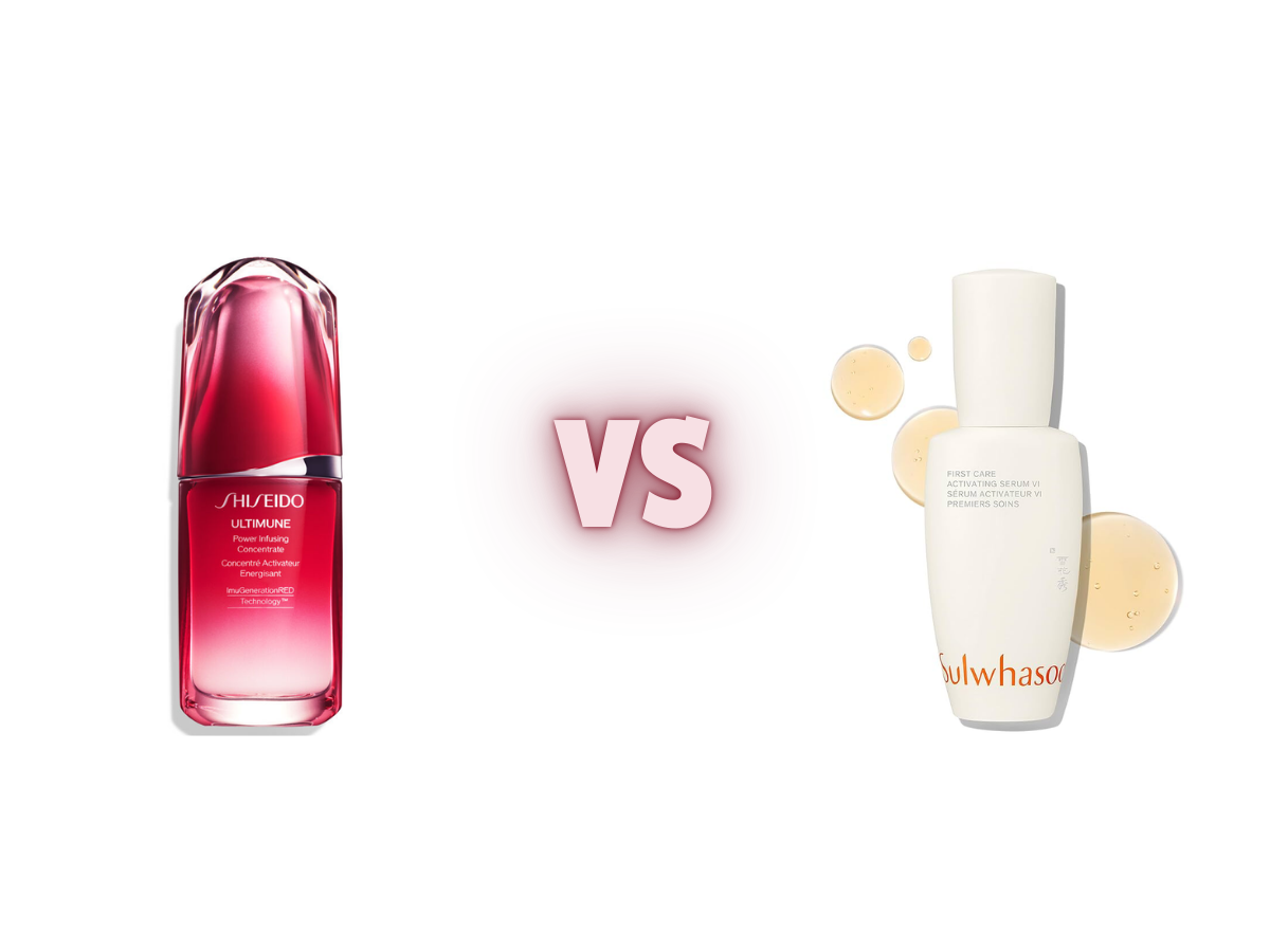 Shiseido Ultimune Power Infusing Concentrate vs Sulwhasoo First Care Activating Serum